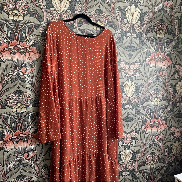 Asos Plus Size Polka Dot Maxi Dress - Picture 2 of 6